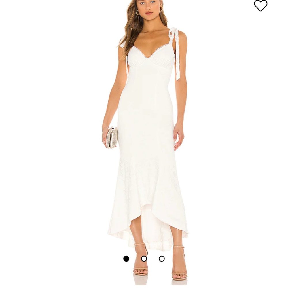 Majorelle Tenleigh Midi dress in Ivory